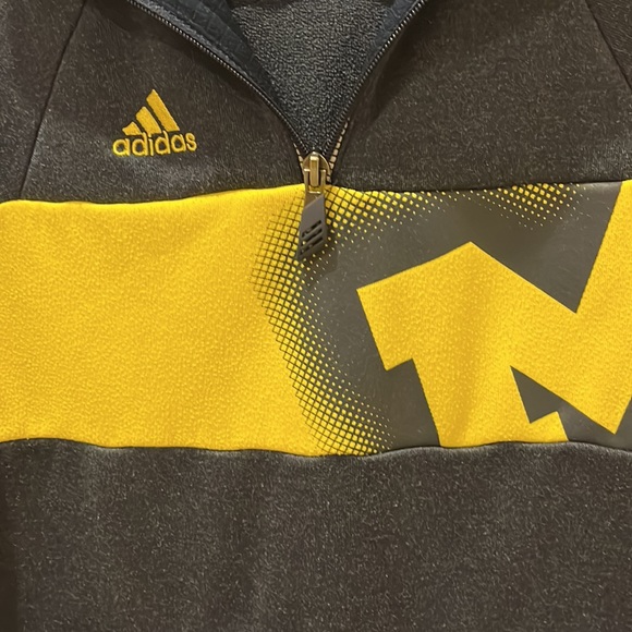 Super nice Adidas University of Michigan hoodie GoBlue - Picture 4 of 14